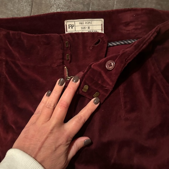 Free People Velvet flares - Picture 5 of 8